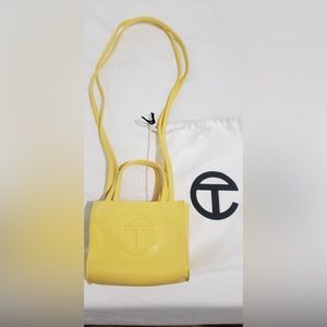 Telfar yellow bag